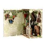 Fairy Forest Book Nook open structure showing the miniature tree house, woodland decorations and detailed interior scene.