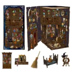 Magic Potion Book Nook finished model showing detailed interior layout, potion shelves, miniature furniture and magical room design.